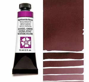 Farba akwarelowa Daniel Smith 059 naphthamide maroon extra fine watercolorseria 1 15 ml